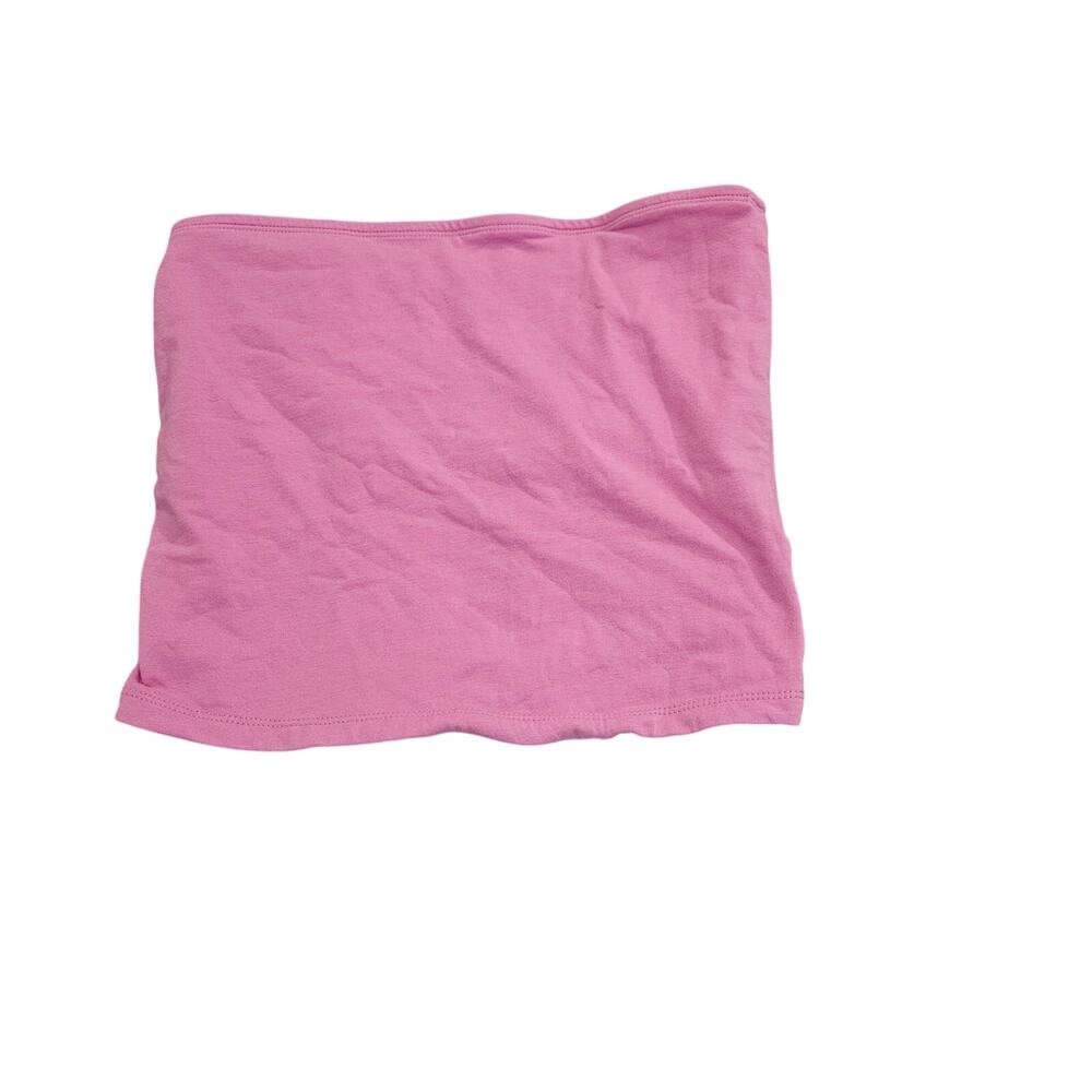 Old Navy Pink Bandeau Tube Top Built In Bra Women’s Large Strapless Stretch